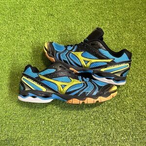 Mizuno Volleyball Shoes Size 6 Women's‎ Mizuno Wave Bolt 2 Turquoise & Green EUC